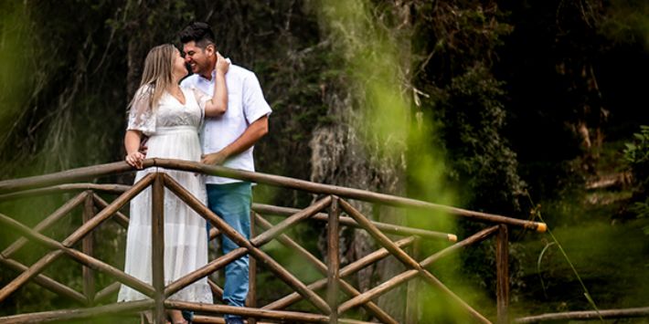 Casal no Parque Estadual de Campos do Jordão