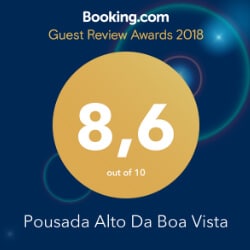 Selo Booking Awards Pousada Alto da Boa Vista